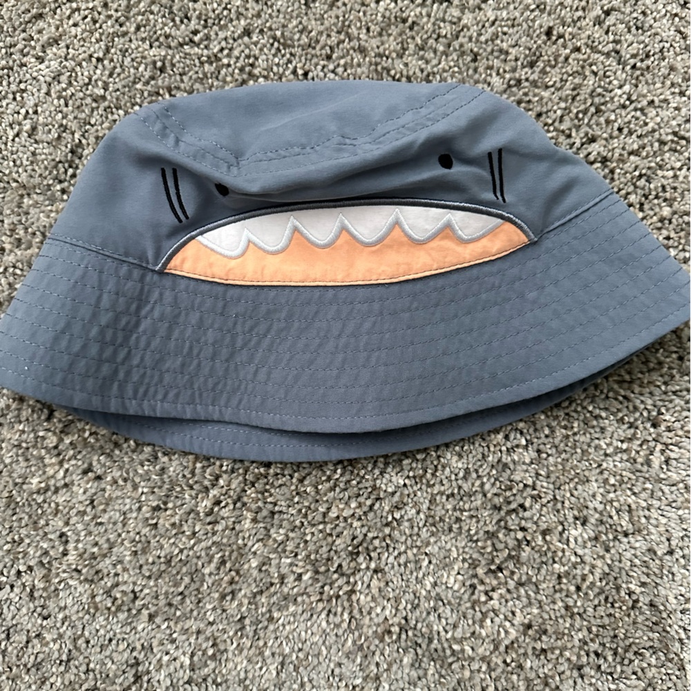 Shark hat, SPF 50, size 9 months. New without tags.